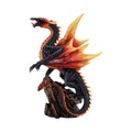 Obsidian Inferno Dragon Figurine 23.7cm