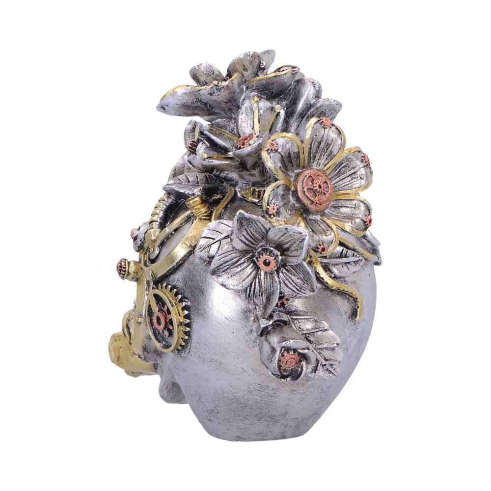 Clockwork Bloom Steampunk Skull 16cm