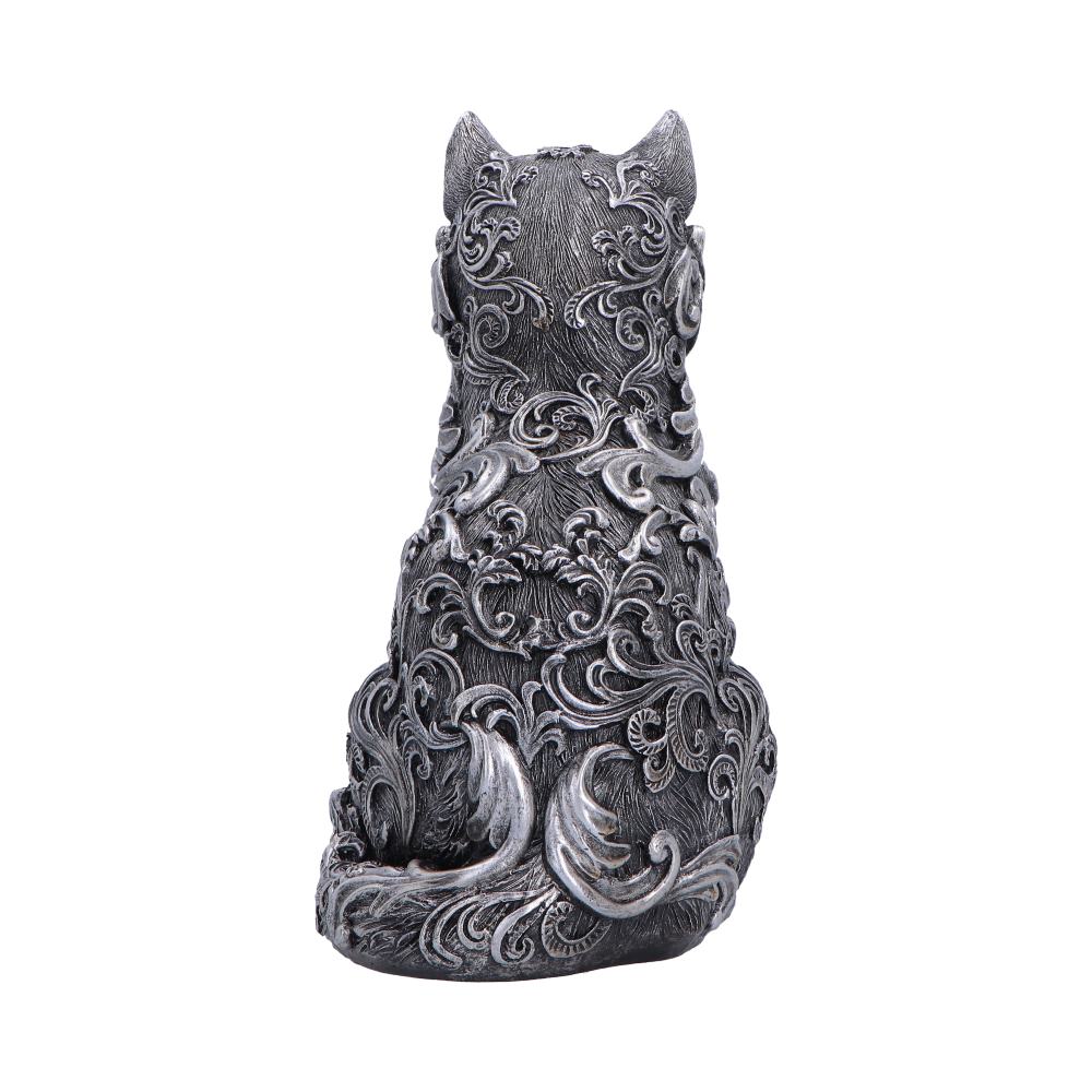 Hexbound Familiar Silver Cat Figurine 23cm
