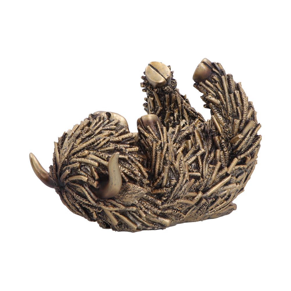 Gold Highland Cow Wine Holder 17.8cm