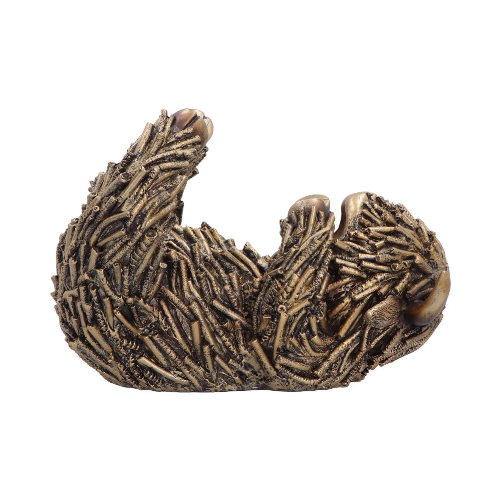 Gold Highland Cow Wine Holder 17.8cm