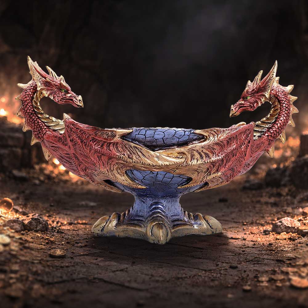 Scaled Red Dragon Bowl 18.7cm