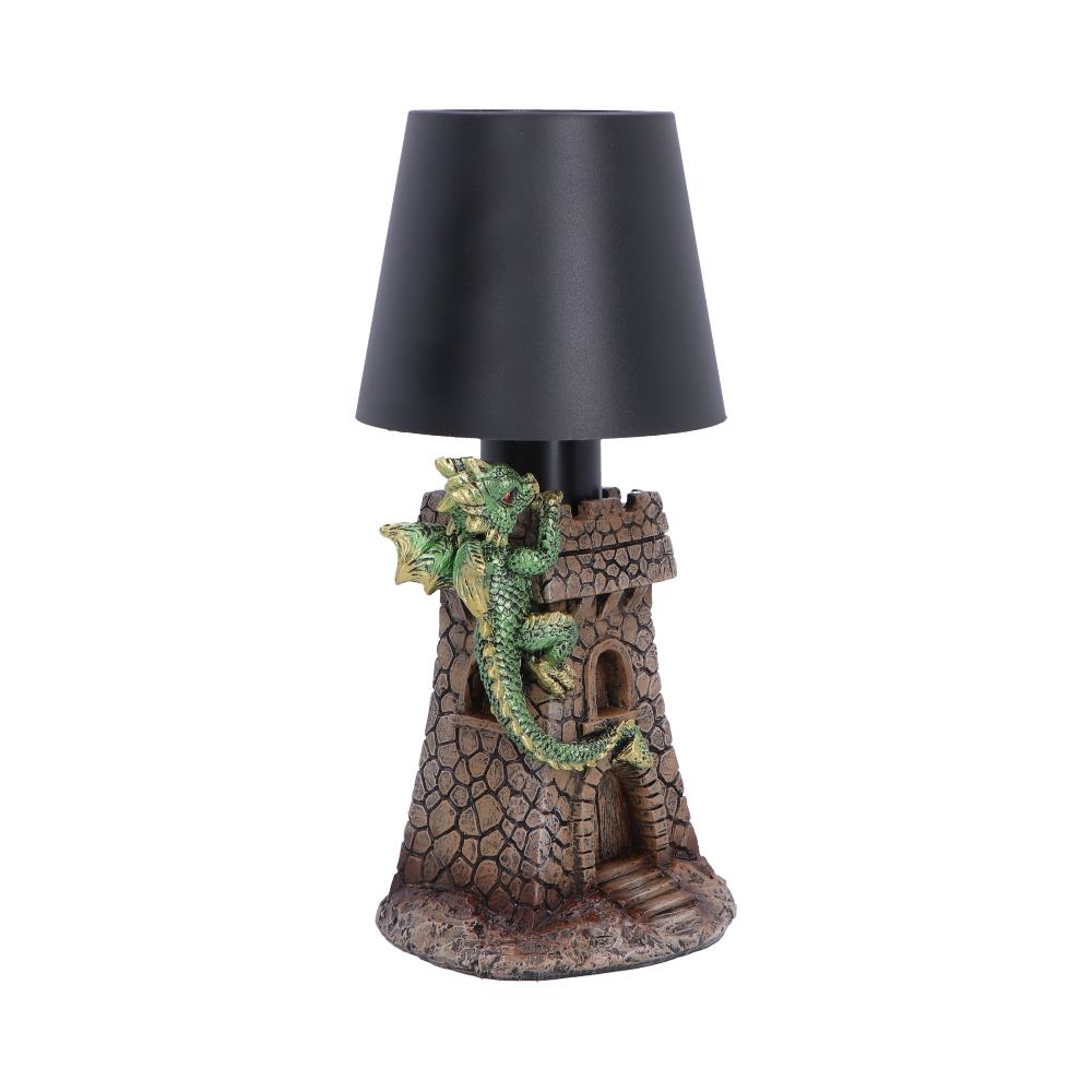 Green Dragon Castle Lamp 24.4cm