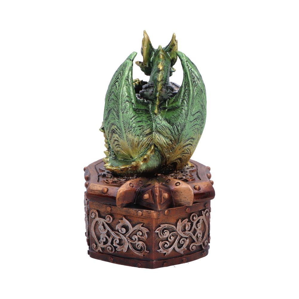 Green Dragon Shield on Shield Box 13.4cm