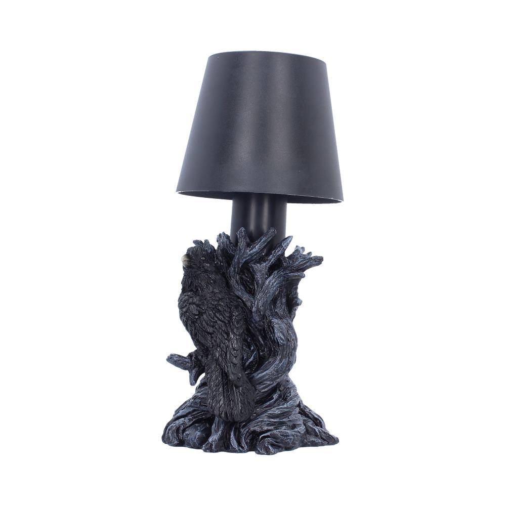 Gothic Raven LED Lamp 25cm
