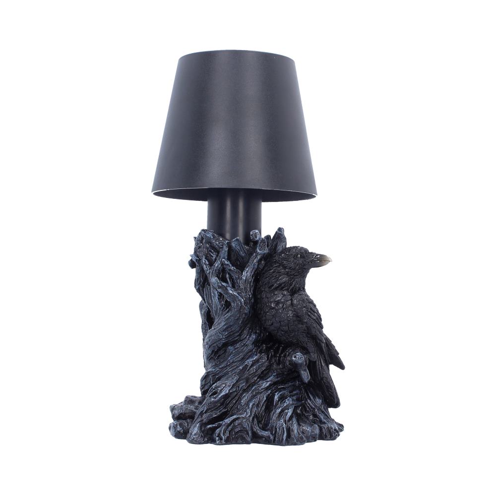 Gothic Raven LED Lamp 25cm