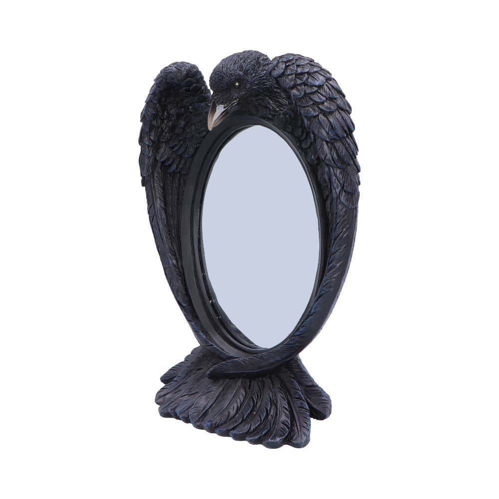 Raven Standing/Wall Hanging Mirror 30.2cm
