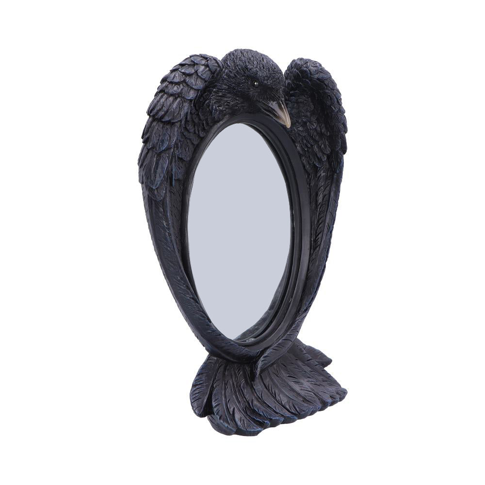 Raven Standing/Wall Hanging Mirror 30.2cm