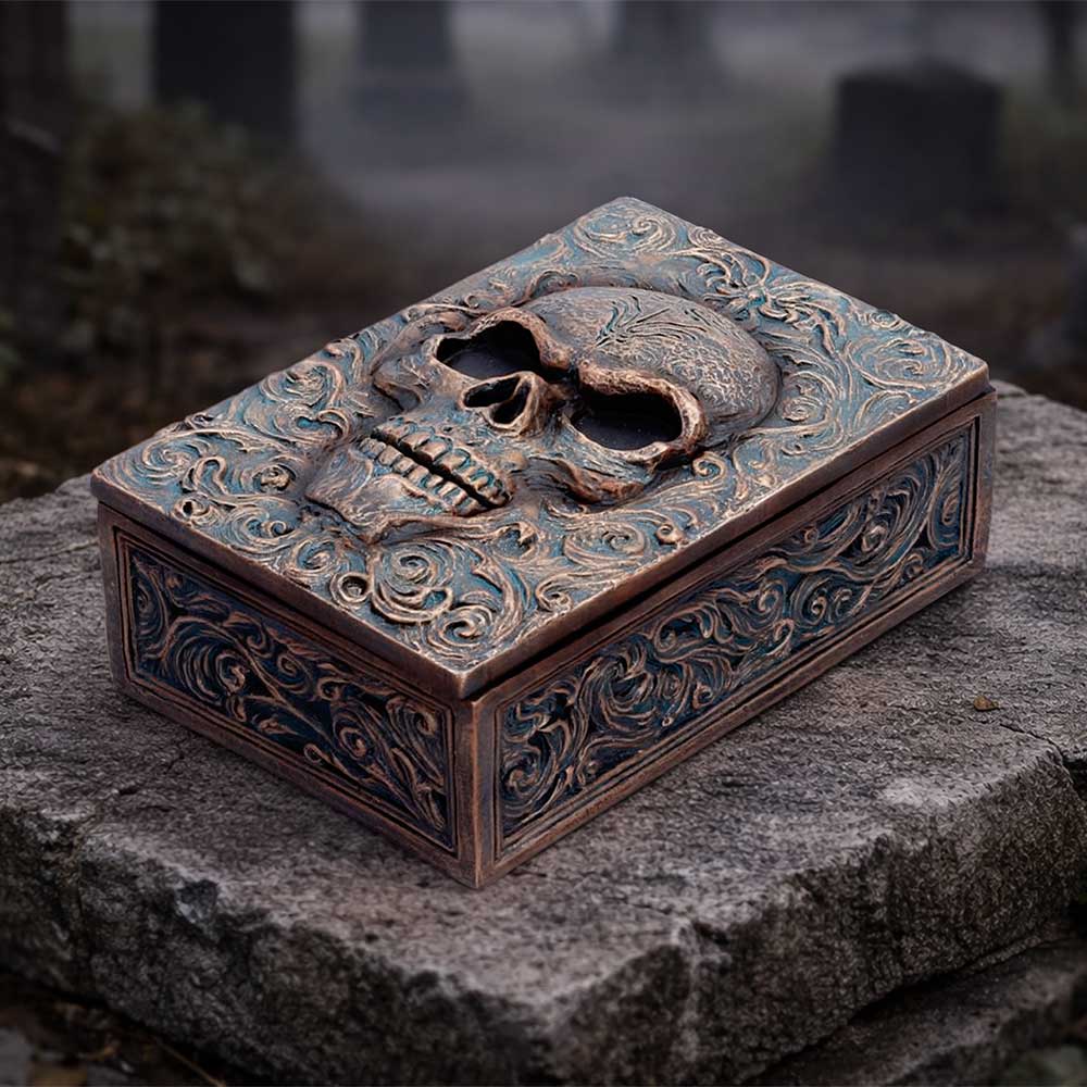 Skull Treasured Remains Box 5.6cm