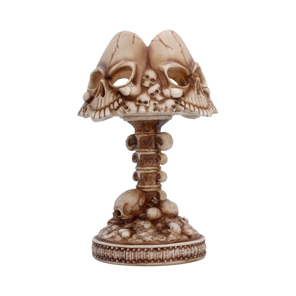 Gothic Skull Lamp Bone 22.6cm