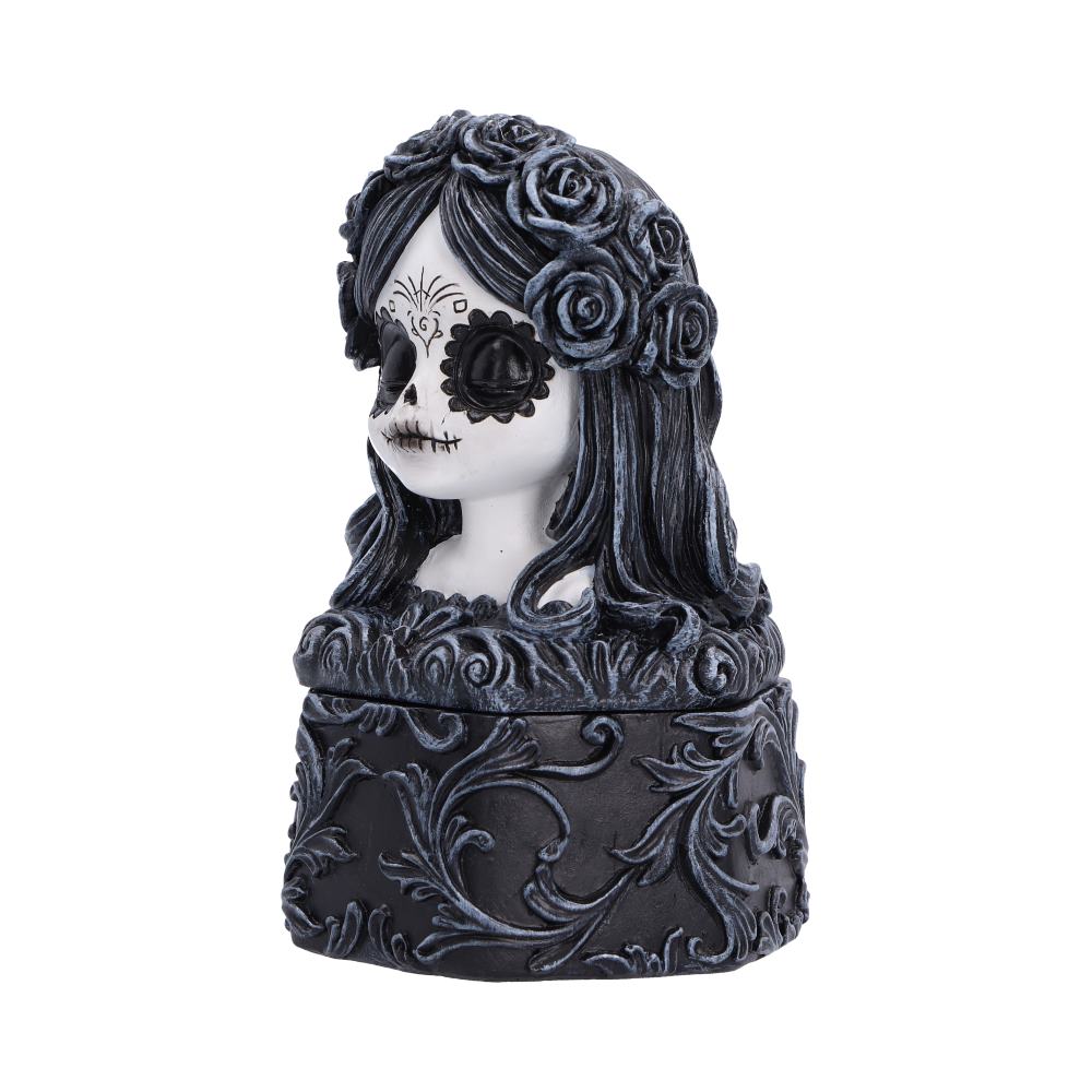 Flor De Muerte Day of the Dead Trinket Box 12.4cm
