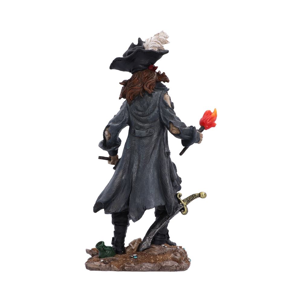 Skeletal Pirate Captain Figurine 24.2cm.