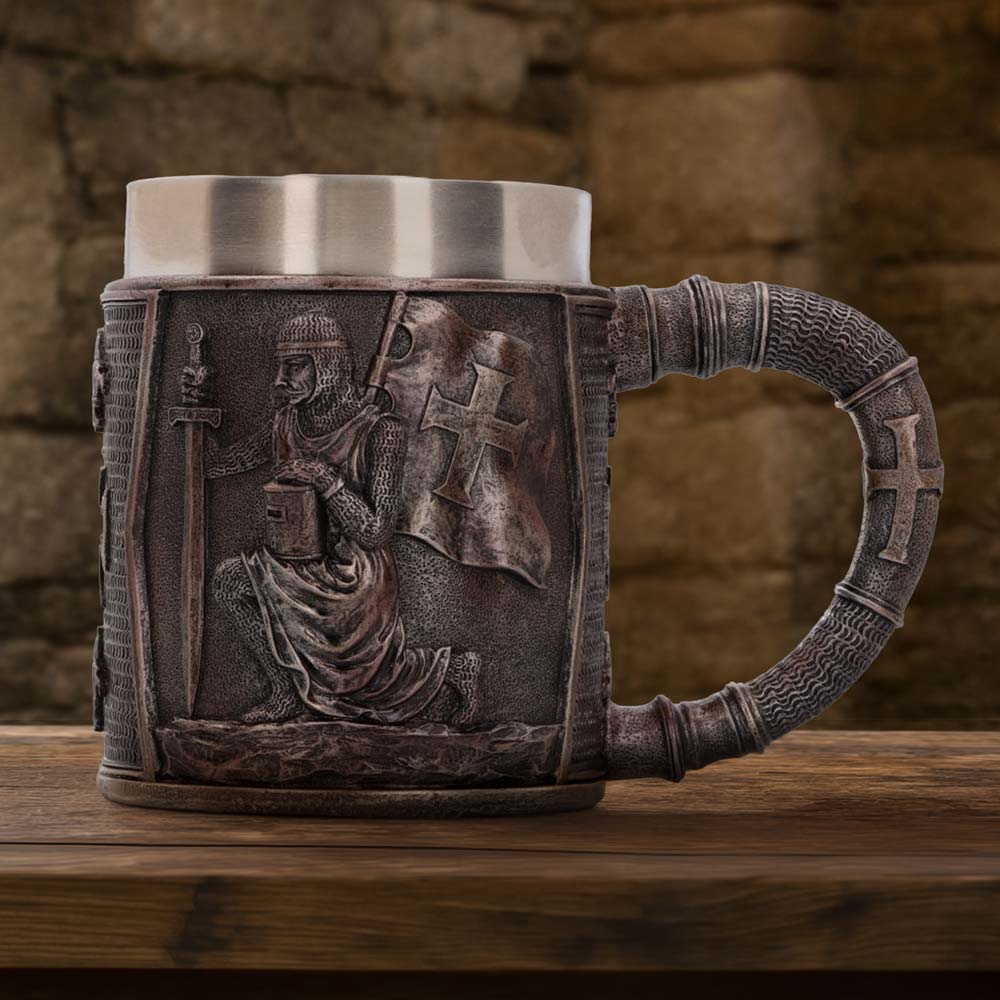Medieval Knight Tankard 11.2cm