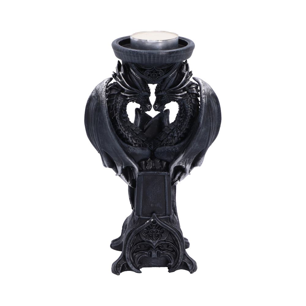 Double Dragon Candle Holder 18.3cm